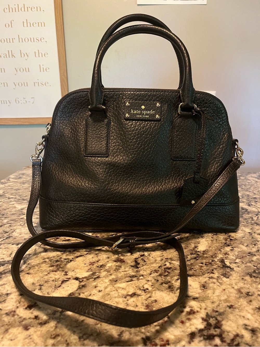 Kate Spade New York Bay Street Small Rachelle Leather Crossbody Satchel